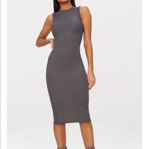Pretty Little Thing Grey Dress